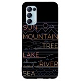 Husa compatibila cu Oppo A5 (2020) model Neon Nature, Silicon, TPU, Viceversa, Transparent, Carcasa