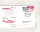 Bnk fil Plic ocazional Zbor aeropostal aniversar Bucuresti Zurich 1991