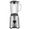 Blender Zass ZSB 09, 1000W, 1.5L, 6 Lame Inox, Cana Sticla, Zdrobire Gheata, Smoothie, Pulse, Inox
