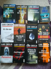 Lee Child, seria Jack Reacher, 11 vol, ed. Trei, plus bonus foto