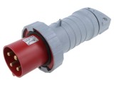 Conector alimentare AC trifazat AMPHENOL IP&amp;S 63A 460V mufă tată IP69K