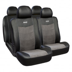 Huse Scaune Auto Suzuki Vitara Premium - Momo Piele Ecologica si Alcantara 11 Bucati foto