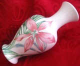 VAZA PORTELAN LIMOGES FRANTA DESIGN PATRICK FREY DECOR HIBISCUS 23.5 CM