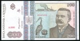 u462 BANCNOTA 200 LEI 1992 serie speciala A0006 000500 UNC necirculata