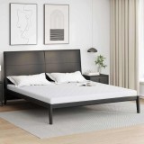 vidaXL Saltea cu Strat de Nucă de Cocos Alb 200 x 180 cm Spumă PU