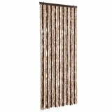 Cumpara ieftin Perdea pentru insecte, bej si maro deschis, 56x185 cm, Chenille