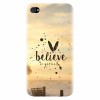 Husa silicon pentru Apple Iphone 4 / 4S, Believe In Yourself