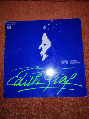 Edith Piaf 25 of her greatest hits 2 LP Gatefold Columbia EEC vinil vinyl foto