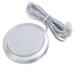 Spot led aplicat cu inductie DC12V 2-2.5W alb cald silver inductie 5-10cm
