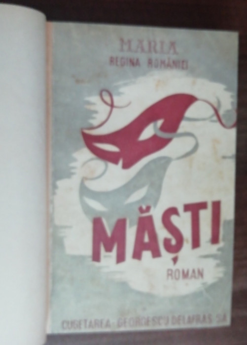 myh 50f - Maria - Regina Romaniei - Masti - editie interbelica