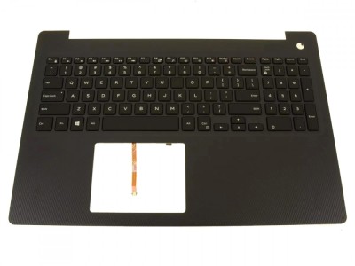 Carcasa superioara cu tastatura palmrest Laptop, Dell, Inspiron 15 YTH1K, 5YNM8, P4MKJ, 0P4MKJ, 4XDNR, 04XDNR, 3NVJK, R80G0, iluminata, layout US foto