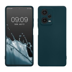 Husa Kwmobile pentru Xiaomi Redmi Note 12 Pro Plus 5G, Verde inchis, Silicon, KWM000018DL005C foto