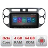 Navigatie VW Tiguan 2009-2015 Android radio gps internet Octa Core 4+64 LTE ecran de 10.33&#039; wide Kit-489v2+EDT CarStore Technology