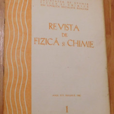 Revista de fizica si chimie Nr. 1 din 1982