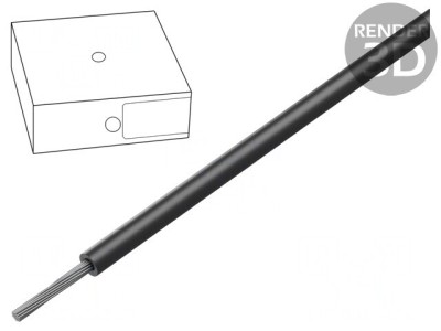 Cablu electric rezistent la căldură &amp;Ouml;LFLEX&amp;reg; HEAT 125 SC 1x25mm2 negru foto