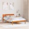 vidaXL Cadru de pat Maro 120 x 200 cm Lemn masiv de pin 872193