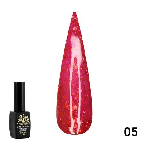 Oja semipermanenta Shine Spectrum Red, 8 ml 05