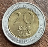C50 - Moneda foarte veche - Kenya - 20 shillings - 1998
