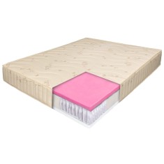 Saltea Super Ortopedica, Bio Bumbac Air XXL, Reversibila, Hotel Range 5+14+5, 100x190