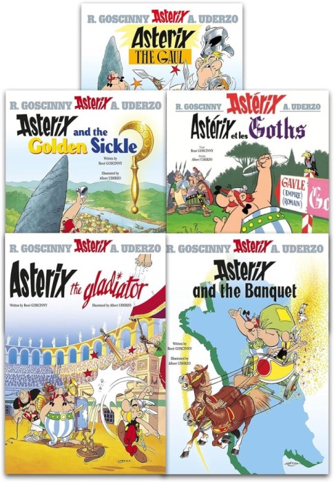 Asterix The Gaul Series 1 Collection 5 Books Set (1-5) The Gladiator, The Gaul,Rene Goscinny - Editura ORION