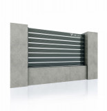 Cumpara ieftin Gard WPC Cu Placaj Ares Aluminiu, Hard Strips