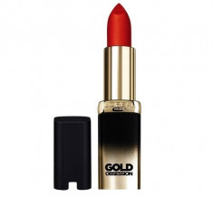 Ruj Hidratant L oreal Color Riche Gold Obsession - Rouge Gold foto