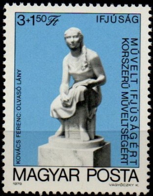 UNGARIA 1979, Arta, Statuie, MNH foto