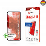 Cumpara ieftin Folie pentru Samsung Galaxy S22 Plus 5G / S23 Plus, Displex Real Glass 2D, Clear
