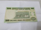 BANCNOTA RWANDA 500 FR 2008