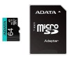 Card de Memorie MicroSDXC Adata 64GB, Adaptor SD, Class 10