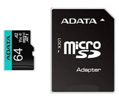Card de Memorie MicroSDXC Adata 64GB, Adaptor SD, Class 10