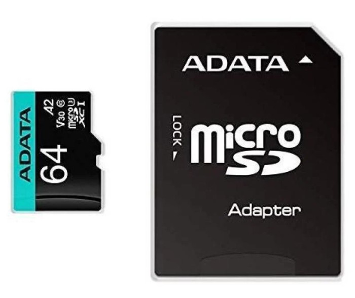 Card de Memorie MicroSDXC Adata 64GB, Adaptor SD, Class 10