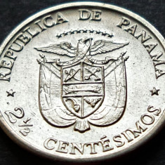 Moneda exotica 2 1/2 CENTESIMOS DE BALBOA - PANAMA, anul 1973 *cod 3112 = A.UNC