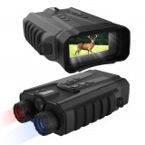 Binoclu Digital Profesional cu Night Vision de Vanatoare, Ecran LCD, Acumulator, Vedere in noapte 300m, Negru, 42, 8 ori, StartONTeam