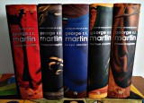 Serie completă Urzeala Tronurilor Game of Thrones George R.R. Martin, 5 volume Nemira 2011 coperți cartonate. 14 kg carte stare impecabilă. Vezi BONUS