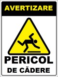 Placuta de avertizare pericol de cadere