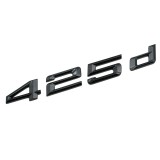 Emblema 425d spate portbagaj BMW, negru