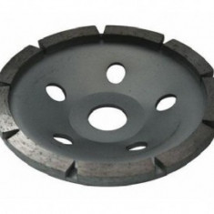 Disc diamantat tip oala pentru slefuire beton 180mm, Raider 209932