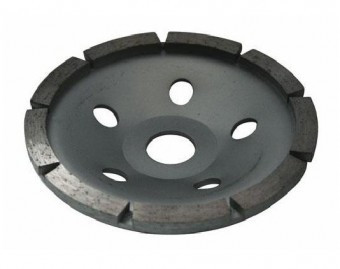 Disc diamantat tip oala pentru slefuire beton 125mm, Raider 209931 foto