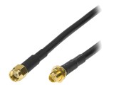 Cablu RP-SMA negru de 5 metri