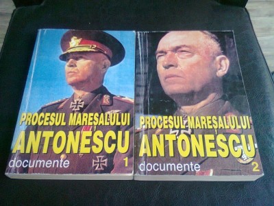 PROCESUL MARESALULUI ANTONESCU. DOCUMENTE 2 VOLUME foto