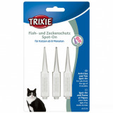Trixie Spot-On Flea &amp;amp; Tick Kitten Pipetă pentru pisoi 3 x 1 ml