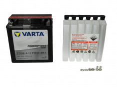 Baterie moto AGM fara intretinere VARTA 12V 14Ah 210A L+ 150x87x161 Incarcare uscata cu acid foto