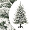 VidaXL Brad de Crăciun artificial cu zăpadă, verde, 120 cm, PVC&amp;PE 328492