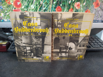 Thomas Mann, Casa Buddenbrook, vol. 1-2, Cartea Rom&amp;acirc;nească, București 1972, 146 foto