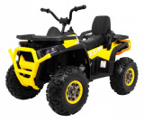 ATV electric Quad Sport Run 4x4, 12V, roti EVA, butoane sonore volan, MP3, faruri LED, START, 107x71x71cm, Oem