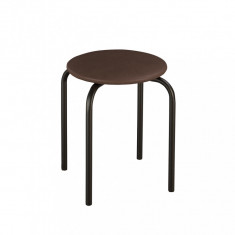 Scaun bucatarie Home Black, Wenge piele ecologica foto