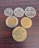 Set monede din Israel - 1/2, 1, 2, 5, 10, 10