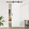 Set Ușă Glisantă Manual Alb și negru 78 x 232 cm