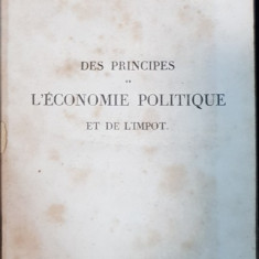 DES PRINCIPES DE L'ECONOMIE POLITIQUE ET DE L'IMPOT, VOL. II par DAVID RICARDO - PARIS, 1835